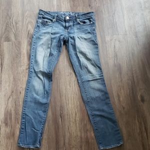 American Eagle low rise skinny jeans 6L